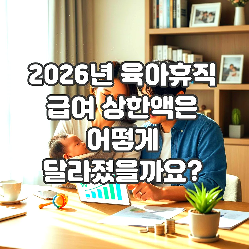 글의 2026년 육아휴직 급여 상한액은 어떻게 달라졌을까요? 이미지