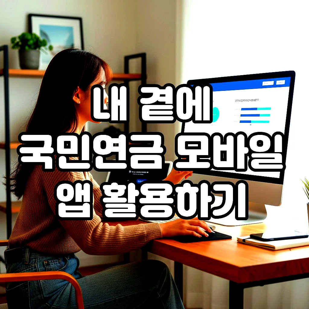글의 내 곁에 국민연금 모바일 앱 활용하기 이미지