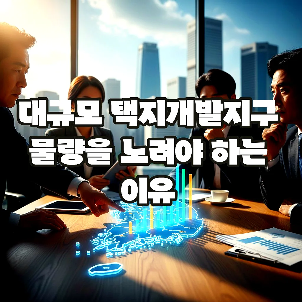 글의 대규모 택지개발지구 물량을 노려야 하는 이유 이미지