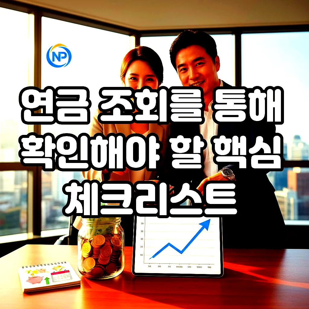 글의 연금 조회를 통해 확인해야 할 핵심 체크리스트 이미지